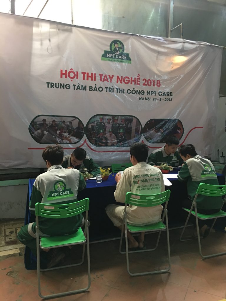 24/3/2018 Hội thi tay nghề chính thức được khởi động